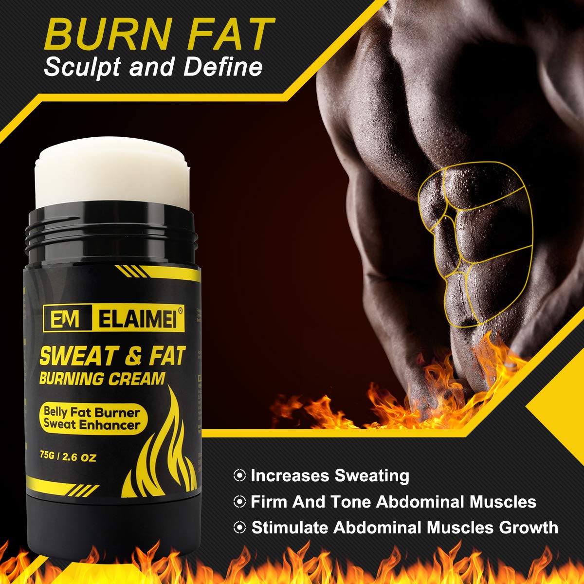 ELAIMEI Hot Gel Cream, Fat Burning Sweat Cream, Weight Loss Workout Enhancer Gel ELAIMEIBuy Supplements Australia