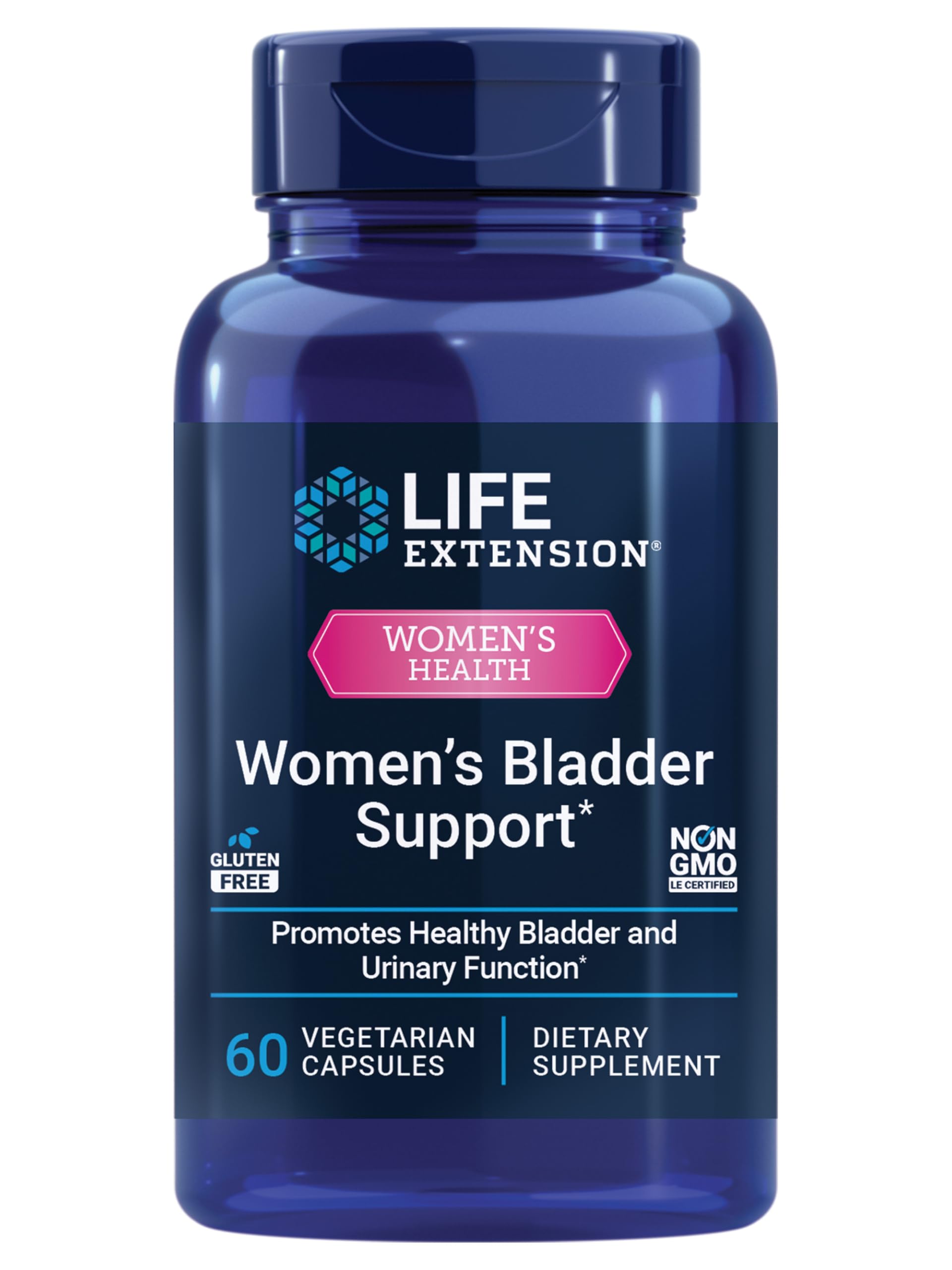Life Extension Women's Bladder Support – for Bladder Health and Normal Urinary Frequency – Horsetail, Lindera and Three-Leaf Caper Extracts – Non-GMO – Gluten Free — 60 Vegetarian Capsules Life ExtensionBuy Supplements Australia