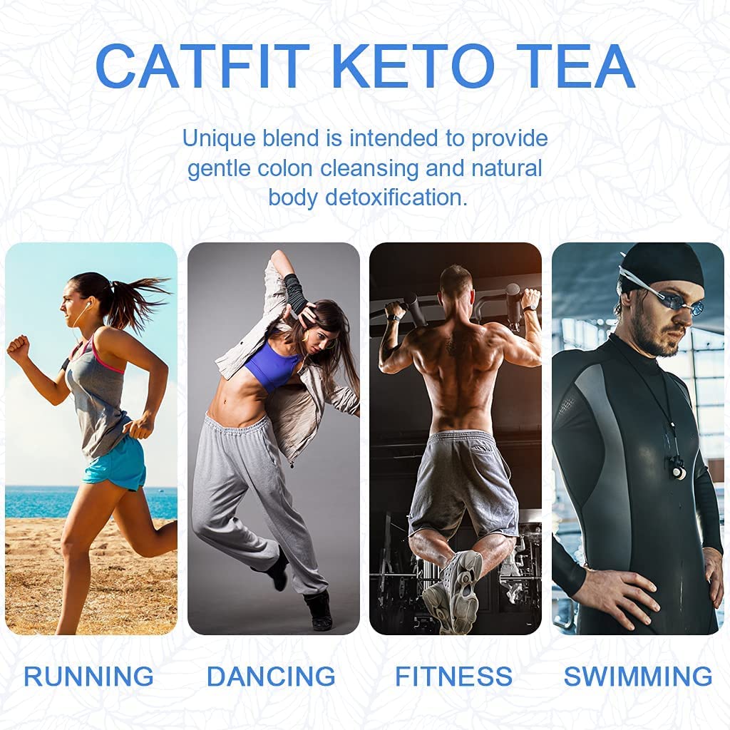 Catfit Keto Detox Tea for Belly Fat and Colon Cleanse - All Natural Detox and Cleanse CatfitBuy Supplements Australia