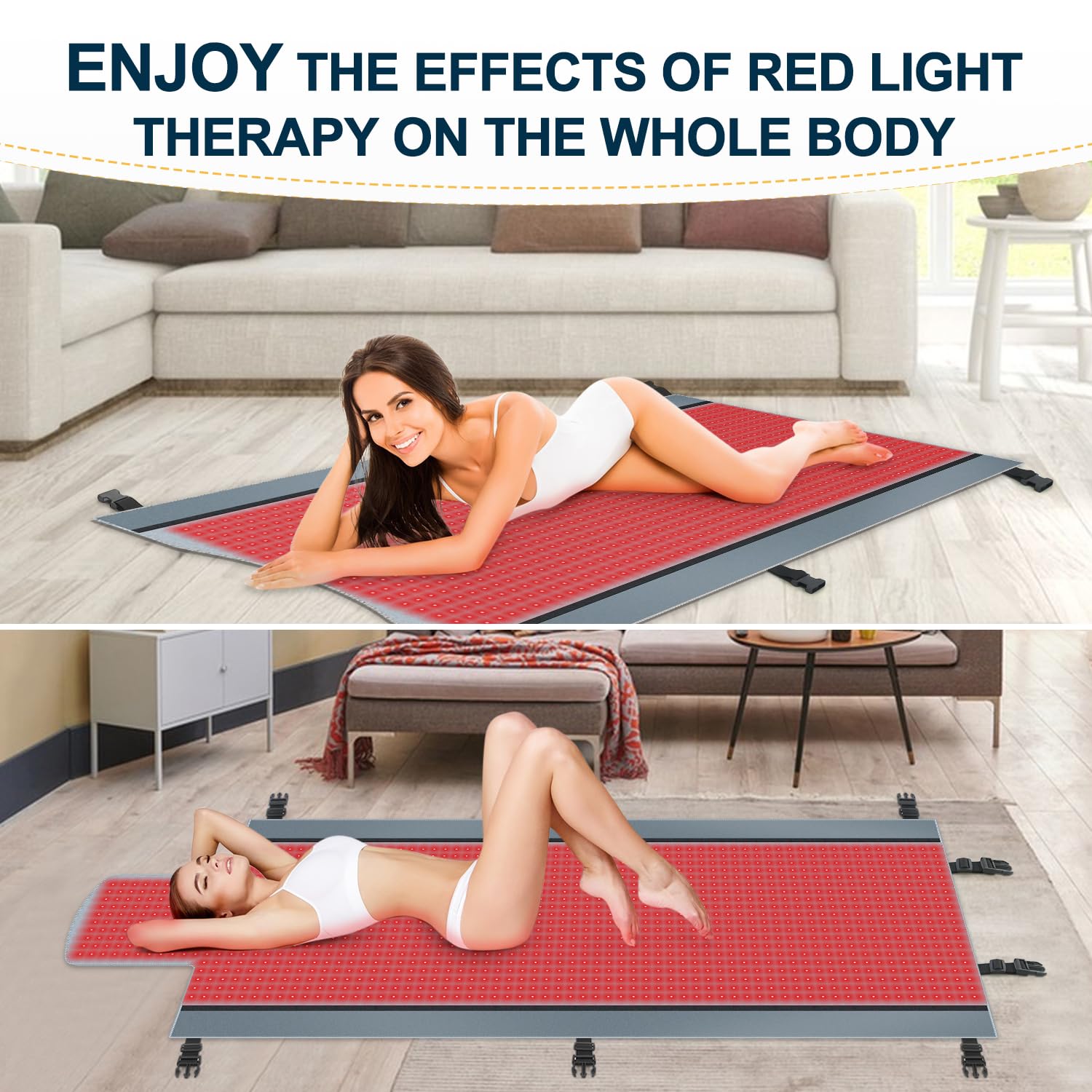 Red Light Therapy for Body - Full Body Red Light Therapy Mat, 71.0x33.30in, 2570Pcs 660nm KaoudtBuy Supplements Australia
