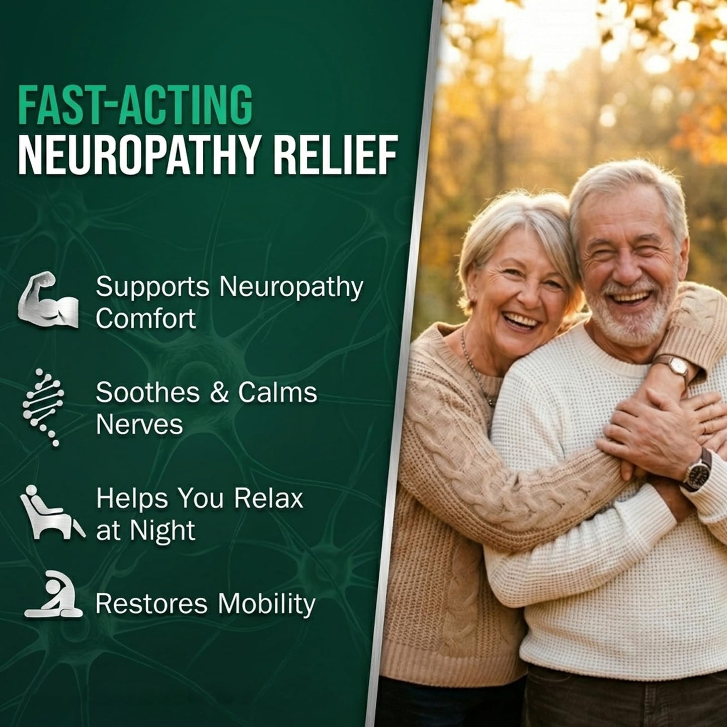 Neuropathy Pain Relief for Feet & Legs, Plant-Based Neuropathy Cream with Arnica, MSM & Vitamin B6 Soothing Formula, Fast-Acting Nerve Pain Relief Cream, Fast-Absorbing,Non-Greasy Daily Support-2.12OZ QQBBMZZBuy Supplements Australia