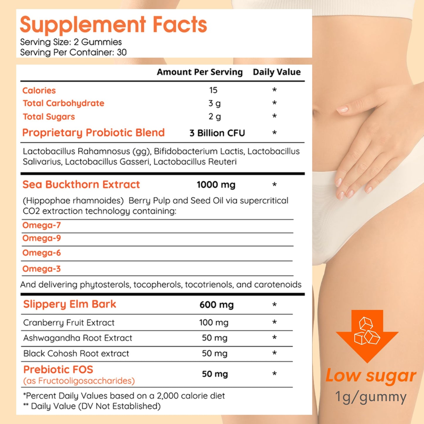 Muun Vaginal Dryness Gummy for Perimenopause Menopause with Slippery Elm Bark, Omega MuunBuy Supplements Australia