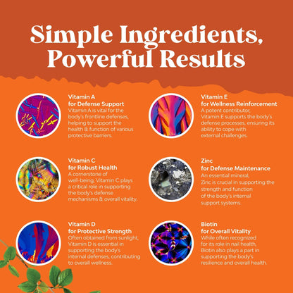 Potent Daily Multivitamin Gummies for Adults - Wellness Blend of Vitamin D A C E B12 Zinc and Biotin - Adult Vitamin Gummy for Energy and Immune Health Natures CraftBuy Supplements Australia
