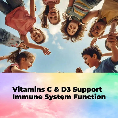 Mishas Nutraceuticals Kids Multivitamin Gummies with Omega 3 Fish Oil (EPA/DHA), Vitamin D3, C, B12, B6, Vitamin A, K & Zinc Immune Support MishasBuy Supplements Australia