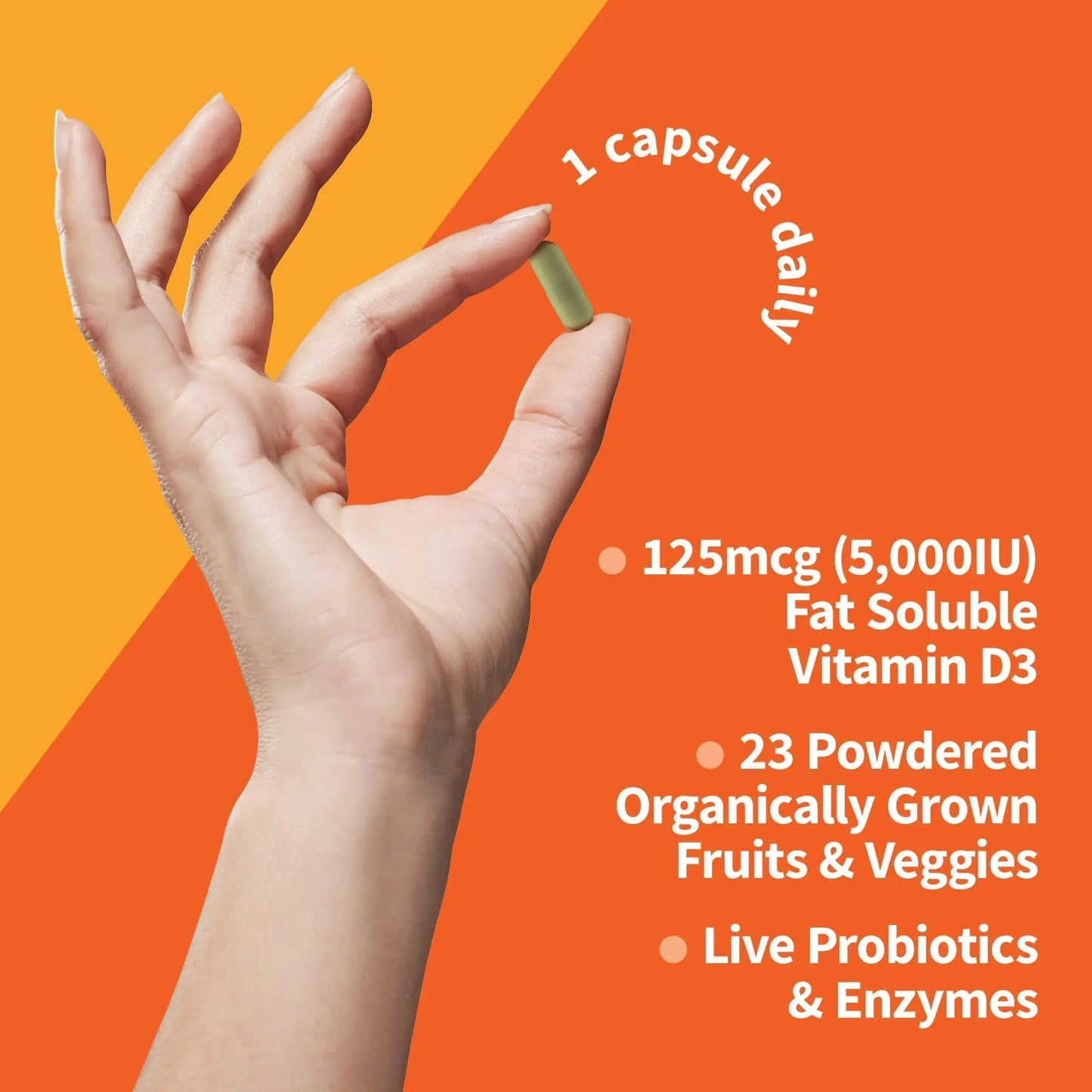 Garden of Life Organics Women's Once Dail,y 60ct & Vitamin Code Vitamin D3 5,000IU, 60ct Garden of LifeBuy Supplements Australia