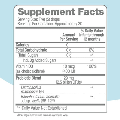 Culturelle Kids Complete Multivitamin + Probiotic Chewables, 50 Count Baby Immune & Digestive Support Probiotic + Vitamin D Drops, 30 Day Supply CulturelleBuy Supplements Australia