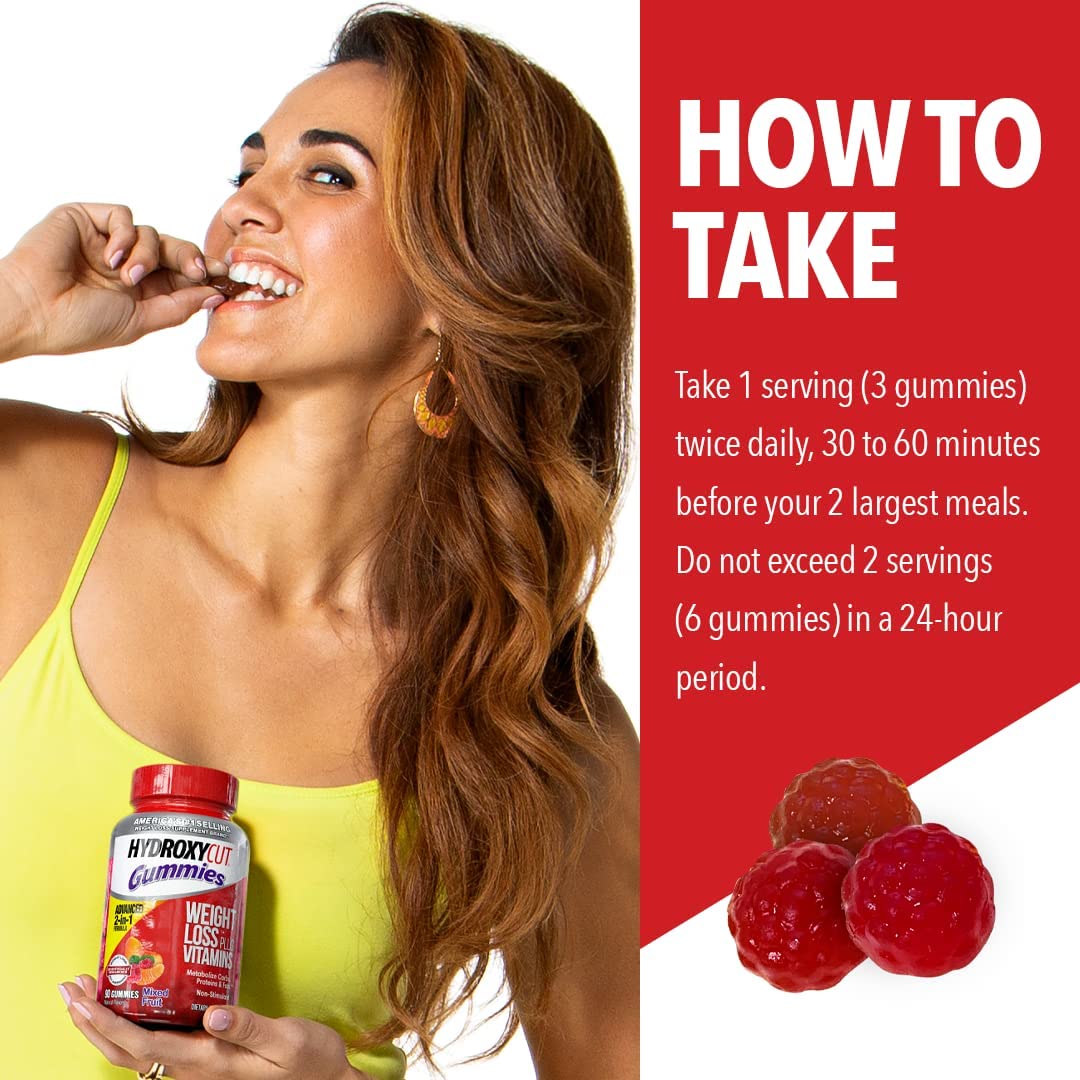 Hydroxycut Caffeine-Free Gummy for Women & Men | 15 Essential Vitamins & Minerals HydroxycutBuy Supplements Australia