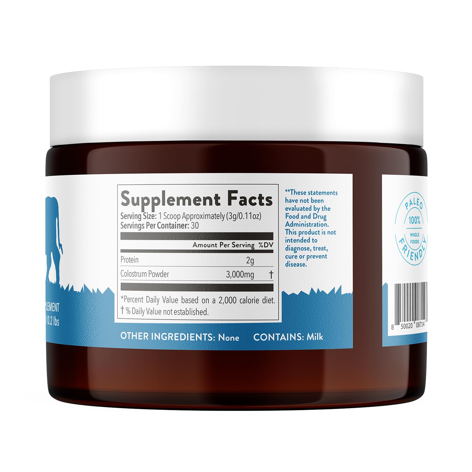 Equip Foods Core Colostrum - 100% Grass Fed Colostrum Powder 3,000mg, 40% IgG EquipBuy Supplements Australia