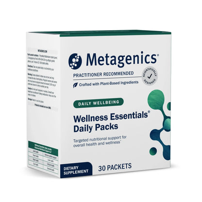 Metagenics Wellness Essentials Daily Packs - Multivitamin & Omega-3 Packets with Vitamins A, C, D, E & B - Supports Heart, Brain, Immune & Bone Health Metagenics