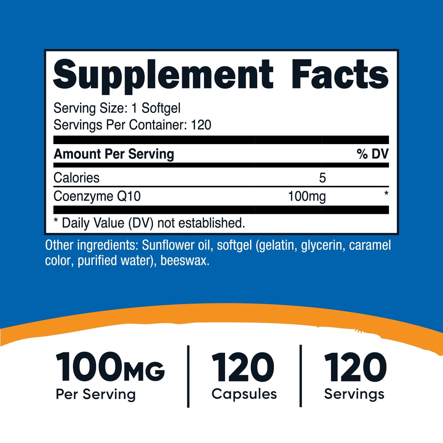 Nutricost CoQ10 Softgels (120 Servings / 100 Mg CoQ10 Per Serving) | Better Absorption NutricostBuy Supplements Australia