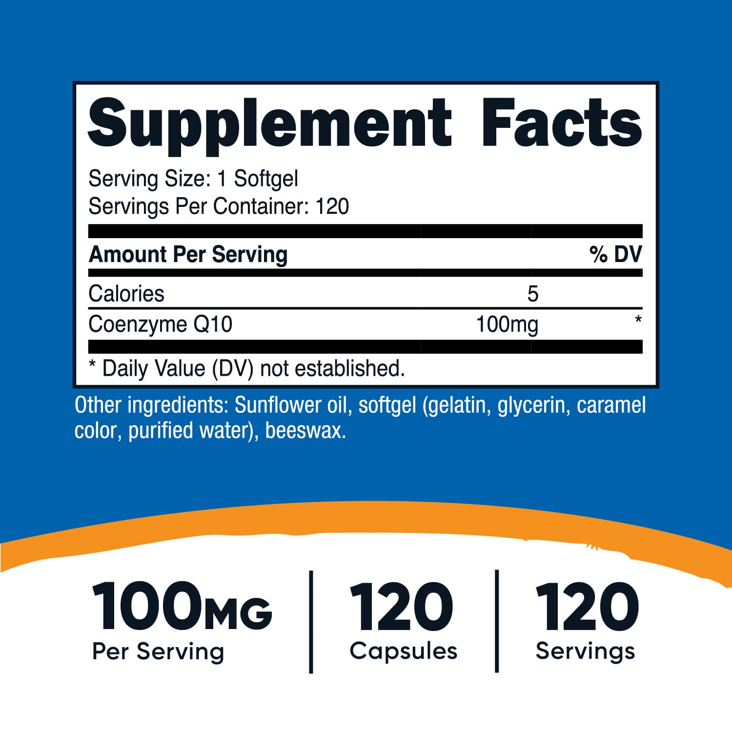 Nutricost CoQ10 Softgels (120 Servings / 100 Mg CoQ10 Per Serving) | Better Absorption NutricostBuy Supplements Australia