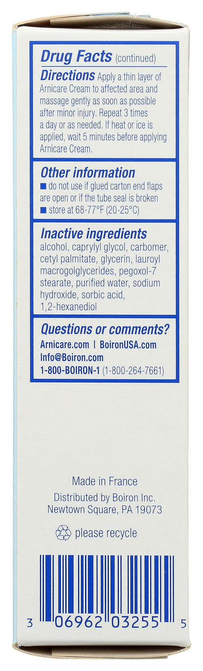 Boiron Arnicare Cream, Homeopathic Medicine for Pain Relief, 1.3 Ounce (Pack of 1) BoironBuy Supplements Australia