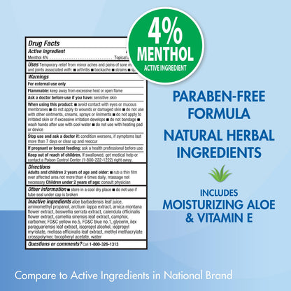 HealthWise Soothing Cold Therapy Gel | 4% Menthol | Vanishing Scent | 3.0 Oz | Arthritis Pain Relief | Topical Analgesic HealthWiseBuy Supplements Australia