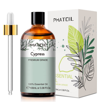 Cypress 3.38fl.oz Essential Oil, PHATOIL Aromatherapy Essential Oils for Diffuser, Humidifier PHATOILBuy Supplements Australia