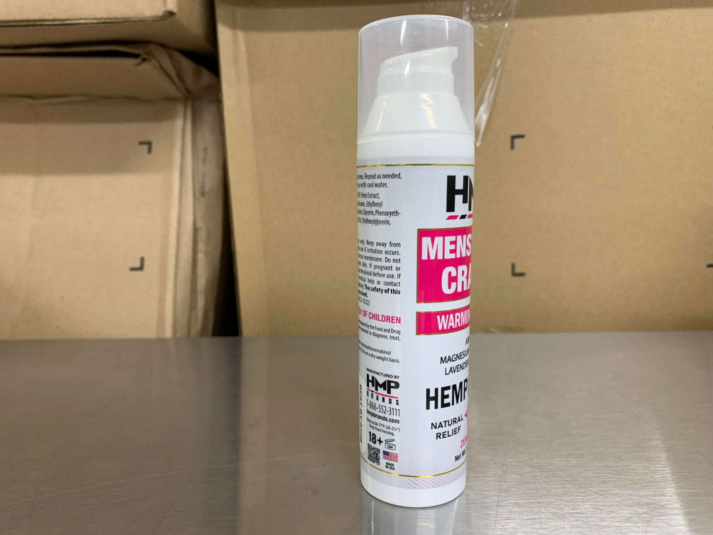 HMP BRANDS Menstrual Cramp Hemp Cream 2000MG with Menthol, Easy to Use, Natural Formula Made in USA 2.1oz HMP BRANDSBuy Supplements Australia