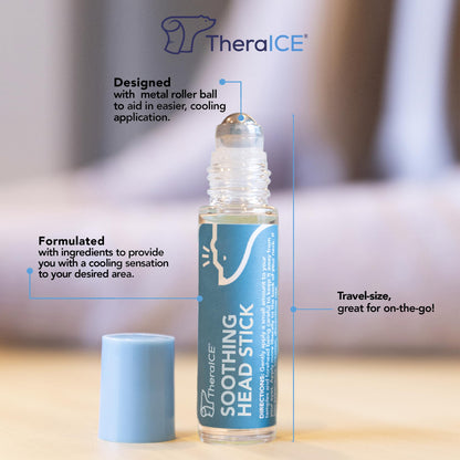 TheraICE Soothing Head Stick 10 ml (.33-Oz) Essential Oil Roll on Aromatherapy TheraICE RxBuy Supplements Australia
