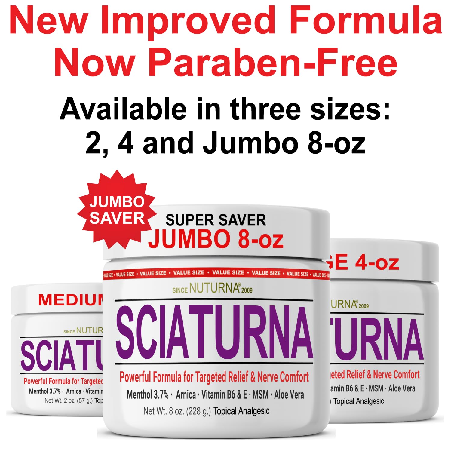Sciatica Nerve Cream - Maximum Strength Comfort Cream for Feet, Hands, Legs, Toes, Back - Natural Ultra Strength Arnica, MSM, Menthol, Soothing Comfort, 2 Oz NuturnaBuy Supplements Australia