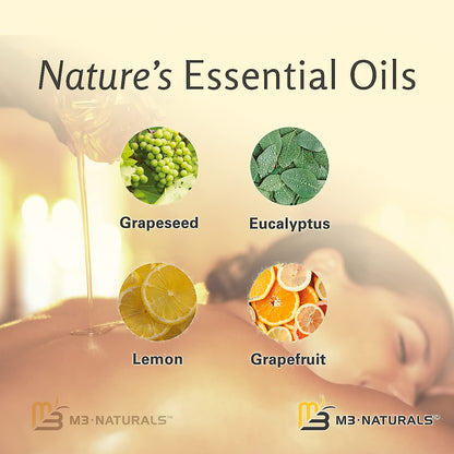Anti Cellulite Massage Oil for Massage Therapy - Collagen and Stem Cell Skin Tightening M3 NaturalsBuy Supplements Australia