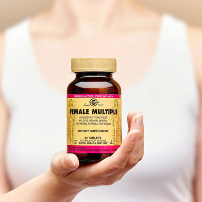 Solgar Female Multiple, 120 Tablets - Multivitamin, Mineral & Herbal Formula for Women - Advanced Phytonutrient SolgarBuy Supplements Australia