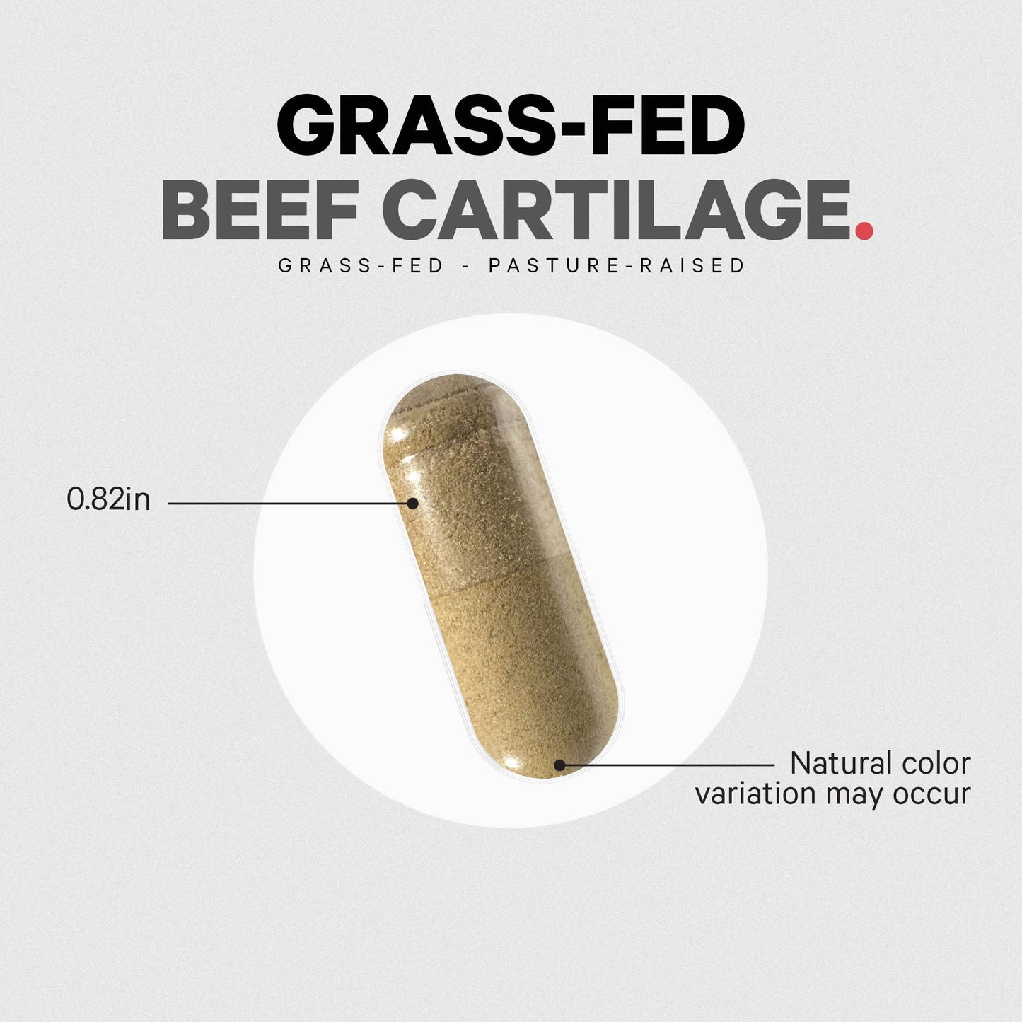 Codeage Grass Fed Beef Cartilage Supplement - Freeze Dried, Non-Defatted, Desiccated Beef Tracheal Bovine Cartilage & Liver Pills – Pasture Raised Argentina Beef Vitamins - Non-GMO -180 Capsules CodeageBuy Supplements Australia