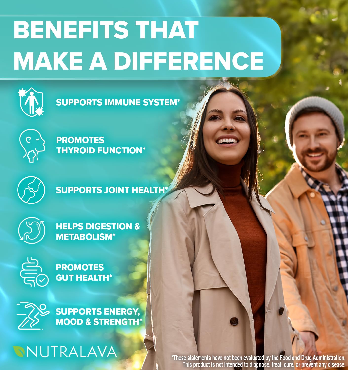 NUTRALAVA Sea Moss Pills, All-in-One Blend with Irish Sea Moss Black Seed Oil Ashwagandha, Sea Moss Capsules for Women and Men - Gluten-Free, Non-GMO, 60 Capsules NUTRALAVABuy Supplements Australia