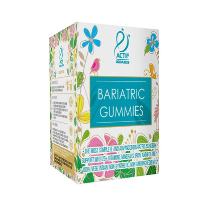 ACTIF Organic Bariatric Gummies with 25+ Organic Vitamins and Minerals for Bariatric Surgery, Advanced Formula ACTIF