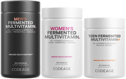 Codeage Family Multivitamin Bundle – Multivitamins for Teens, Women & Men – Essential Vitamins & Minerals Pack CodeageBuy Supplements Australia