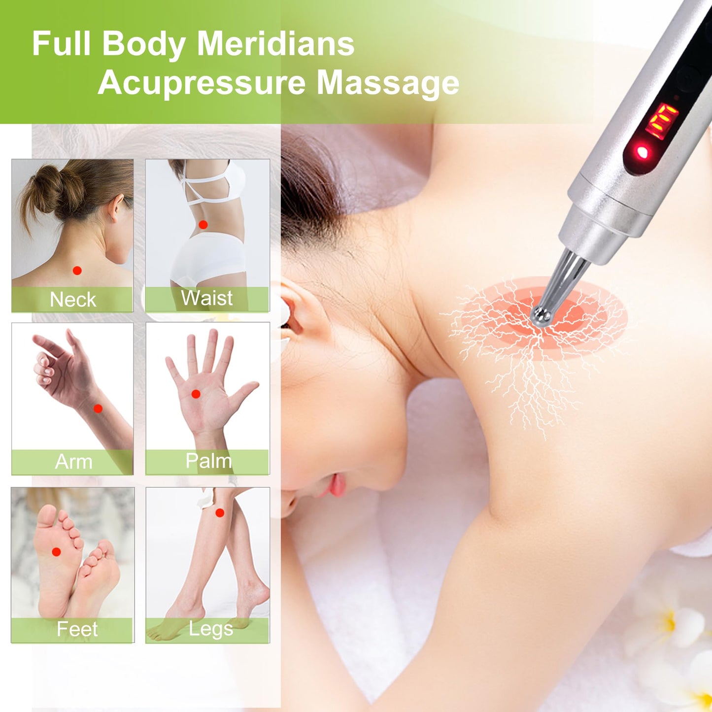Global Care Market Meridians Energy Pen - Electronic Meridian Acupuncture Massage Pen Global Care MarketBuy Supplements Australia