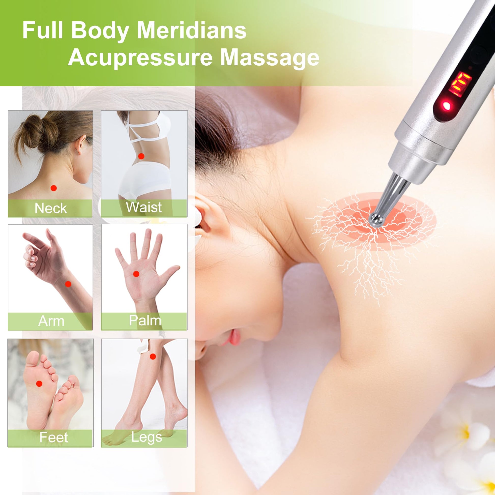 Global Care Market Meridians Energy Pen - Electronic Meridian Acupuncture Massage Pen Global Care MarketBuy Supplements Australia