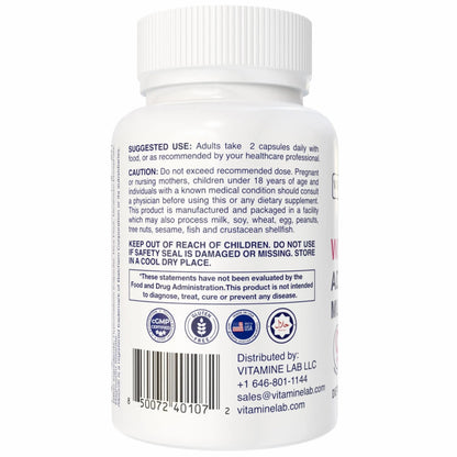 VITA MINE LAB Women's Advanced Multivitamin, Supports Energy, Immune Health & Overall Well-Being, Gluten-Free, Halal VITA MINE LABBuy Supplements Australia