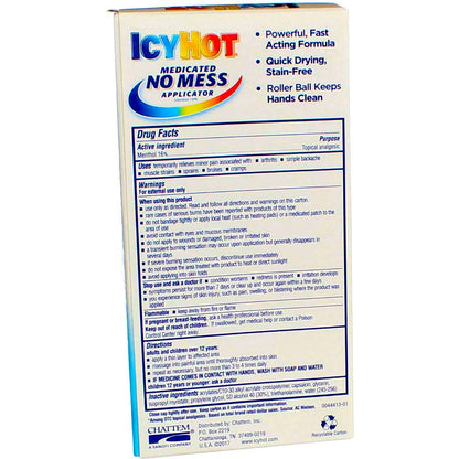 Icy Hot Medicated No Mess Applicator Max-Strength 2.5 Ounce (73ml) (6 Pack) Icy HotBuy Supplements Australia