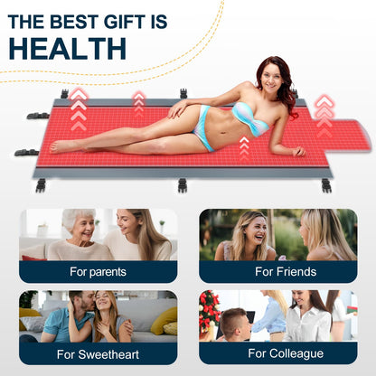 Red Light Therapy for Body - Full Body Red Light Therapy Mat, 71.0x33.31in, 2570Pcs 660nm & 850nm KaoudtBuy Supplements Australia