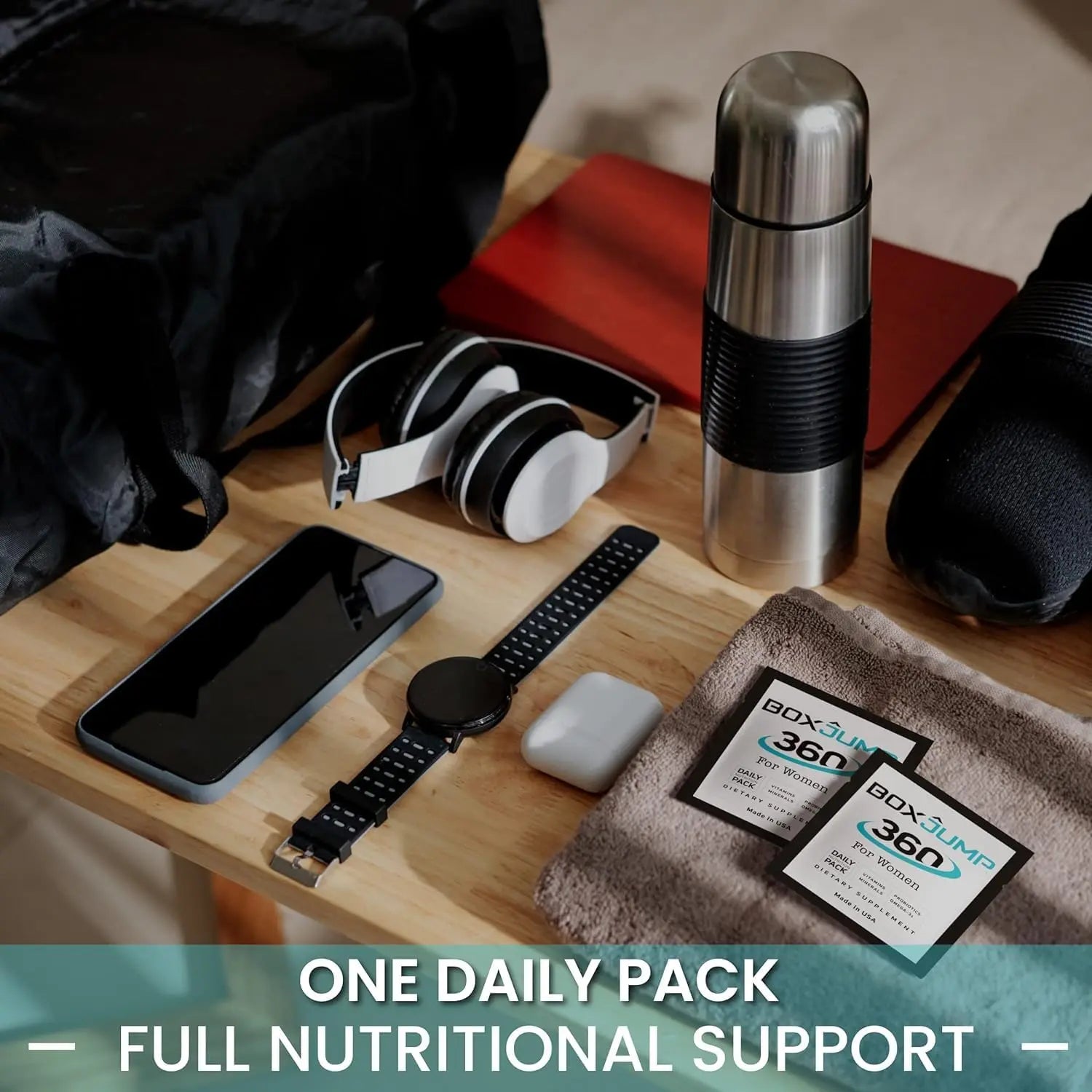 Women’s Daily Multivitamin Packs with Essential Vitamins and Minerals – Includes Vitamin D, C, E, A, B12 for Energy, Endurance BoxJumpBuy Supplements Australia