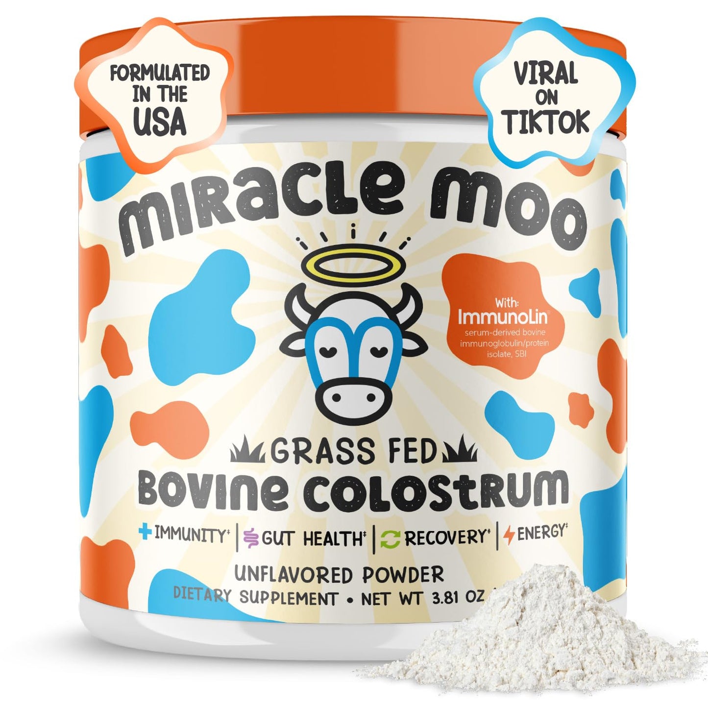 Colostrum Supplement for Gut Health, Hair Growth, Beauty and Immune Miracle MooBuy Supplements Australia