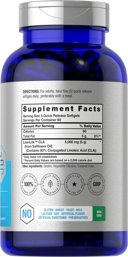 CLA Supplement | 300 Softgel Pills | Maximum Potency | Conjugated Lineolic Acid from HorbäachBuy Supplements Australia