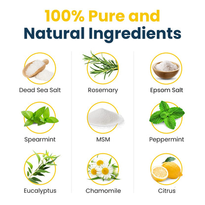 Citrus Detox Foot Soak With Epsom Salts - for Foot Callus, Immune Boost, Damaged Toenail FOOT CUREBuy Supplements Australia