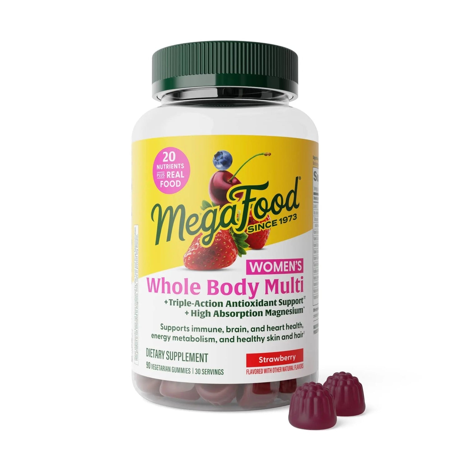 MegaFood Women’s Whole Body Multivitamin Gummies - Multivitamin For Women With Vitamin C, Magnesium Citrate, Vitamin D3, Folate MegaFoodBuy Supplements Australia