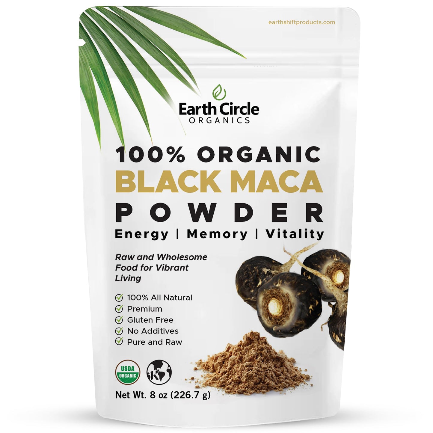 Organic Black Maca Peruvian Root Powder | Black Maca Root for Men | Natural Supplement | Essential Vitamins, Minerals & Fatty Acids Improved Energy | Immune Support (8oz, Pack of 1) Earth Circle OrganicsBuy Supplements Australia