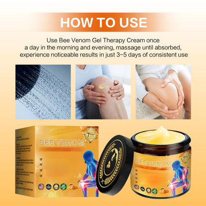 2 Pcs Bee Venom Joint Treatment Cream, Throughout Release Joint Activities Muscle and Massage Relief Gel. YaperBuy Supplements Australia