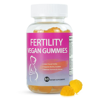 Fertility Gummies for Women to Get Pregnant Fast, Folic Acid Conception Gummies to Boost Fertility for Her, 60 Count Fertility Vitamin Gummy Support Hormone Balance, Ovulation & Period Cycle AromlifeBuy Supplements Australia