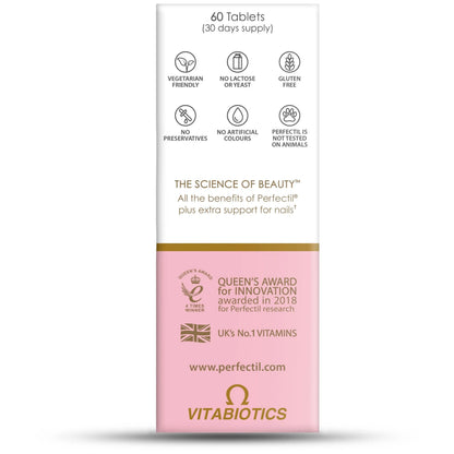 Vitabiotics - Perfectil - Plus Nails Extra Support - 60 Tablets PerfectilBuy Supplements Australia
