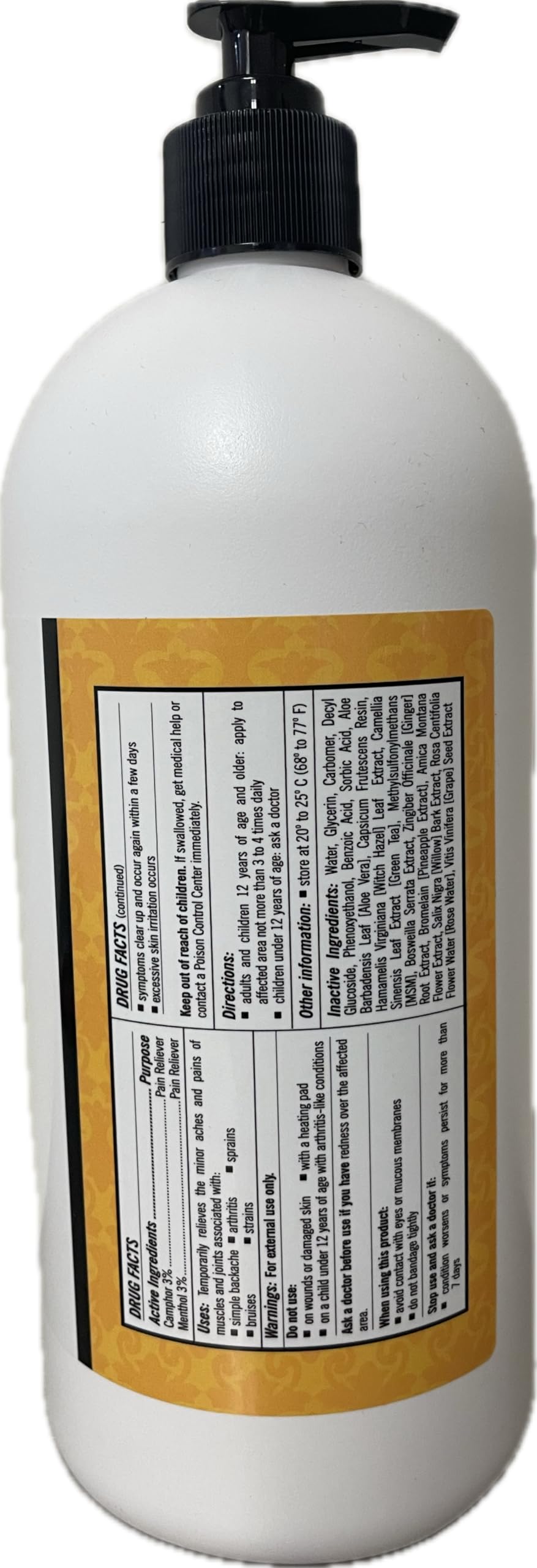 Golden Tiger Pain Relief Cream32oz Pump Golden TigerBuy Supplements Australia
