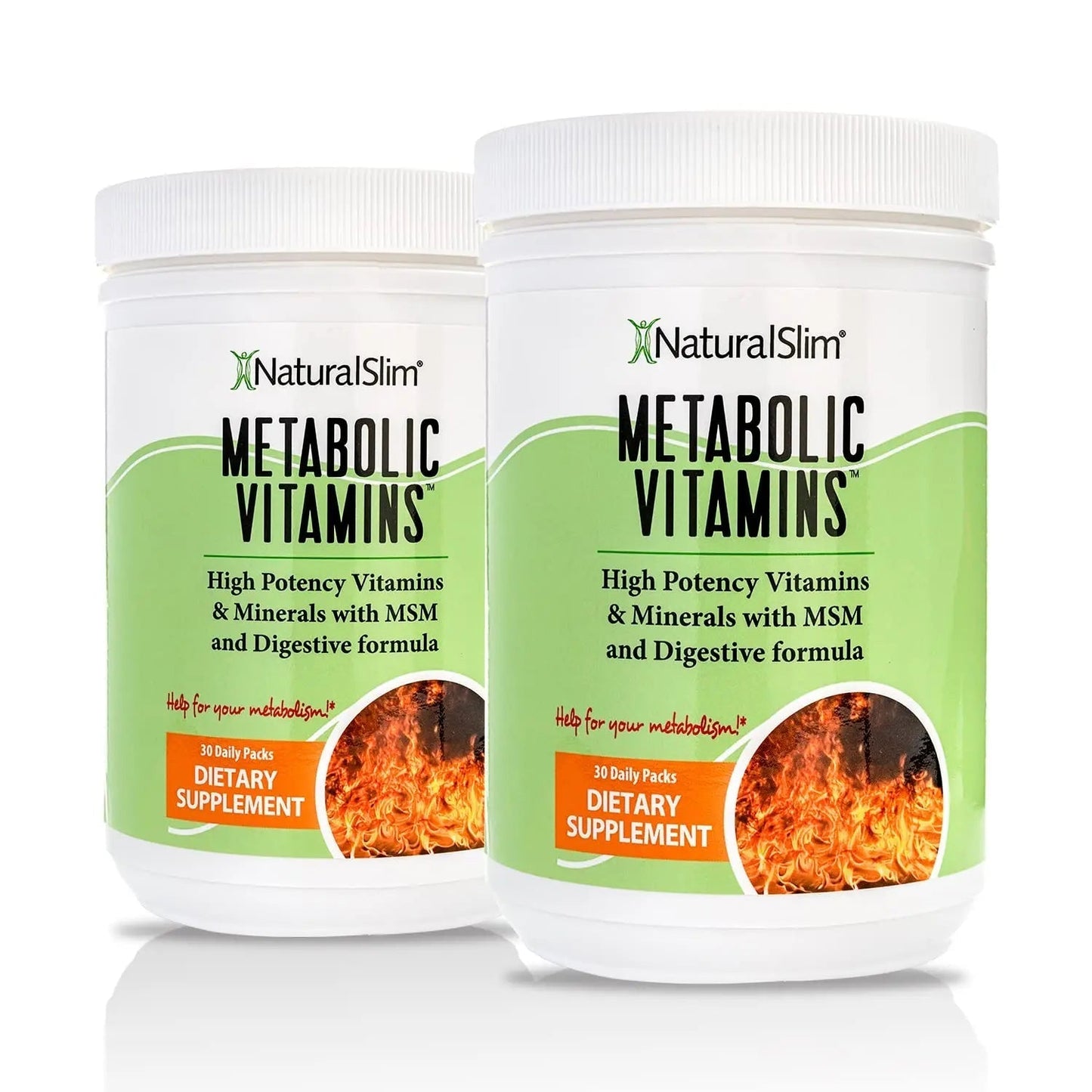 NaturalSlim Metabolic Vitamins - Combination of High Potency Multivitamins, Minerals, B Complex, Msm, & Digestive Formula Supplements NaturalSlim