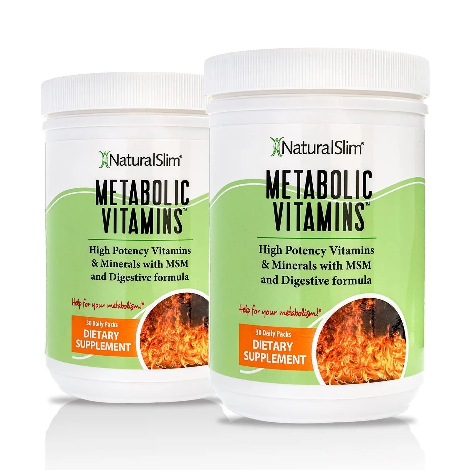 NaturalSlim Metabolic Vitamins - Combination of High Potency Multivitamins, Minerals, B Complex, Msm, & Digestive Formula Supplements NaturalSlim