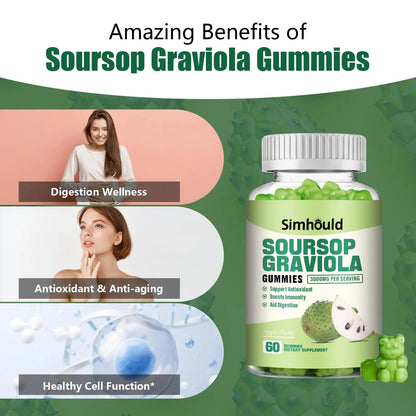 Simhould 1 Pack Soursop Graviola Gummies SimhouldBuy Supplements Australia