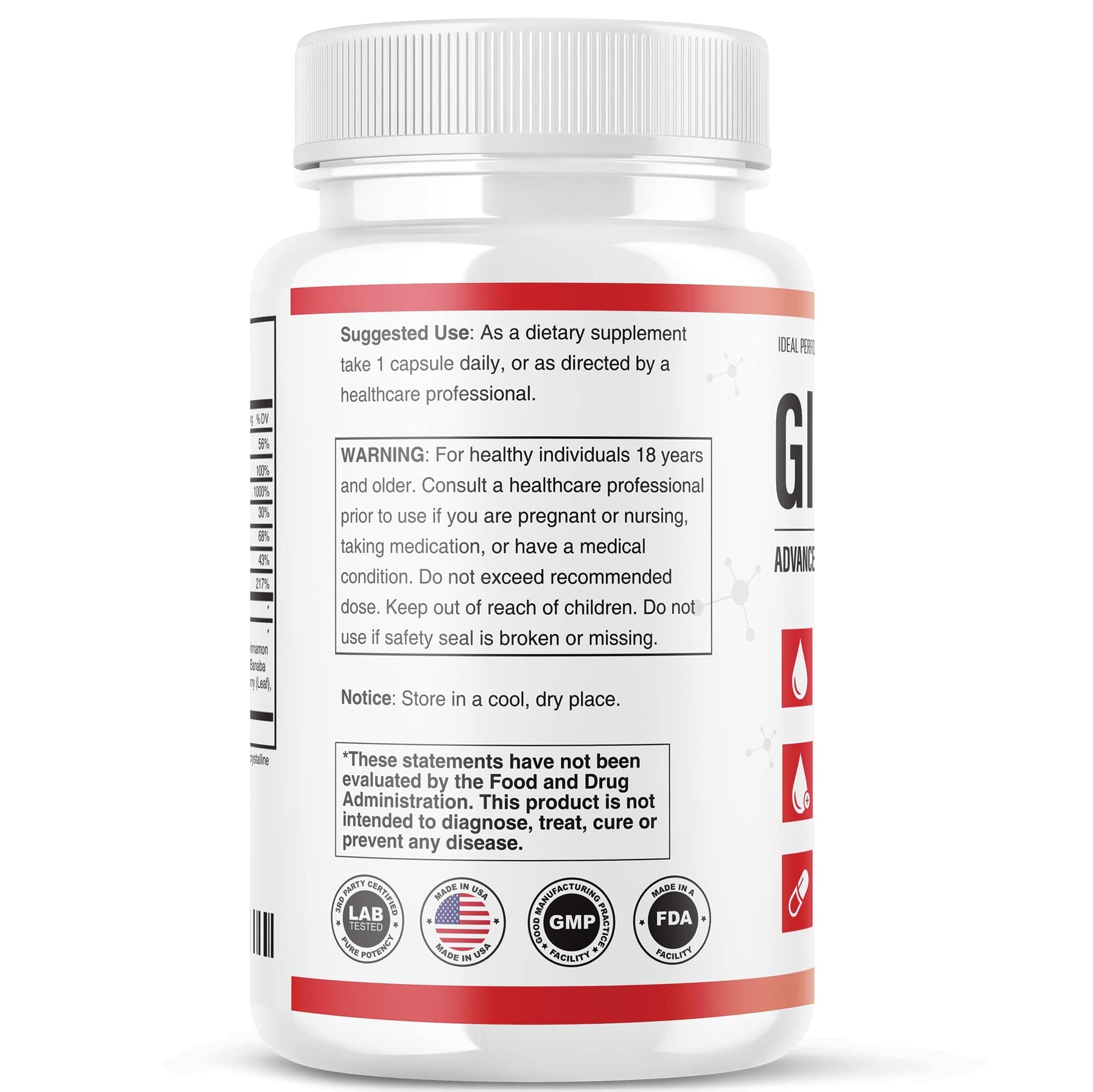 IDEAL PERFORMANCE (Official) Glucofort Formula Supplement (5 Pack) IDEAL PERFORMANCEBuy Supplements Australia