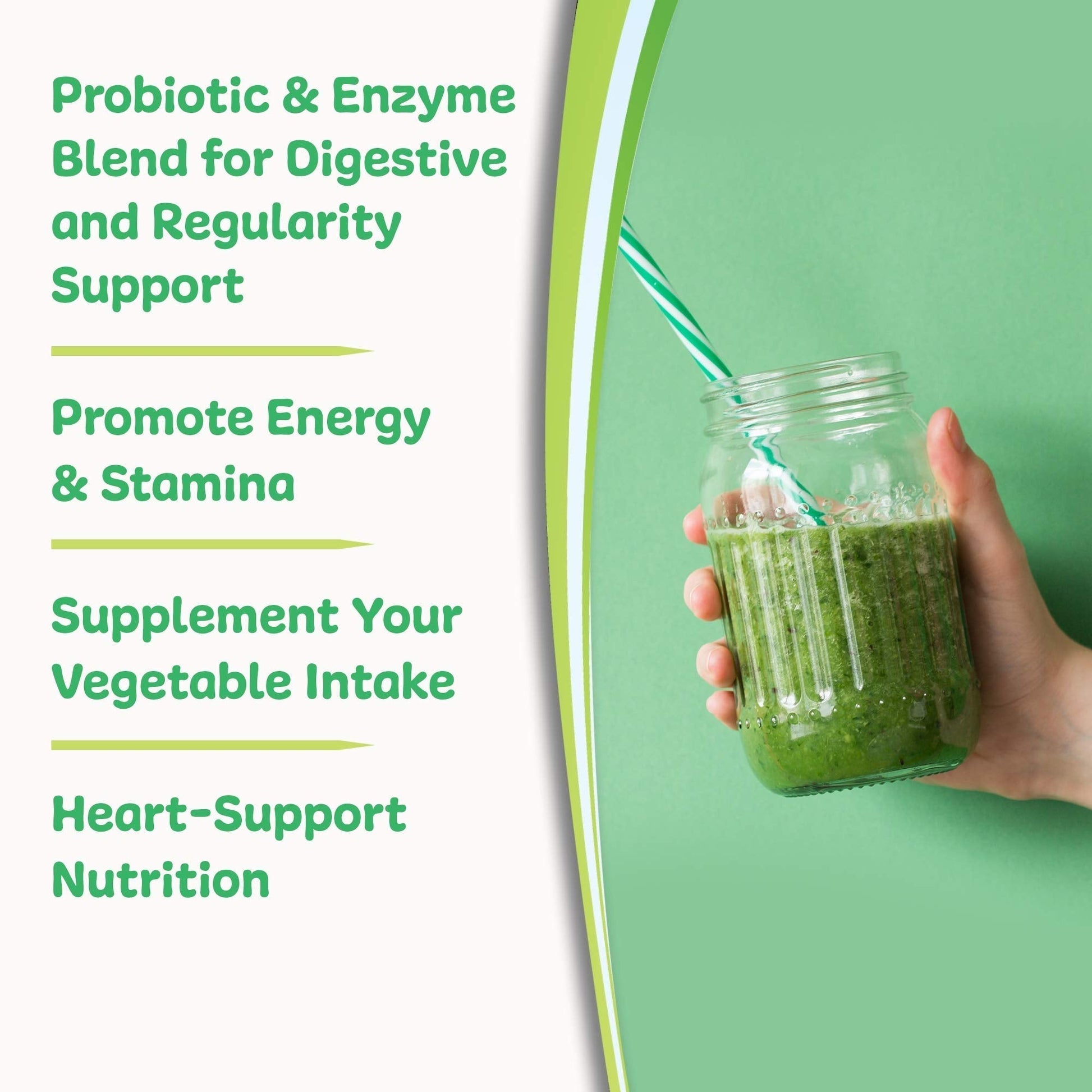 New Vitality Royal Greens Superfood Powder | Healthy Veggie Powder with Probiotics, Enzymes, Antioxidants, Wheat Grass & Greens 10.75oz (30 Day Supply) New VitalityBuy Supplements Australia