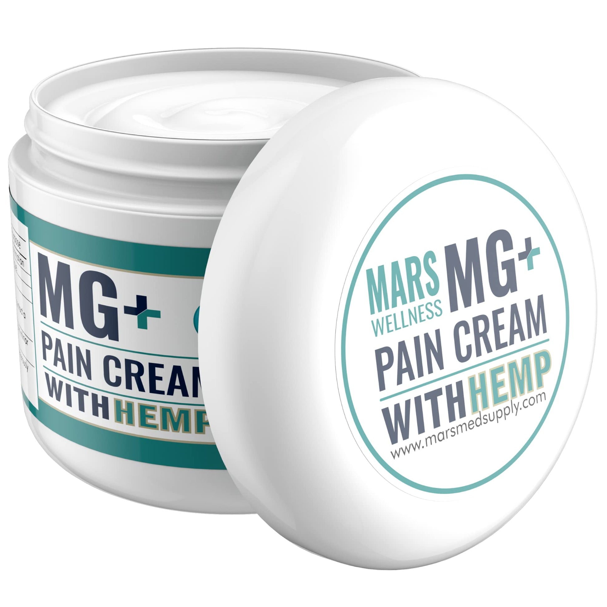 MARS WELLNESS MG+ Hemp Pain Cream (4 oz) - Maximum Strength Arnica & Magnesium Cream for Sore Legs, Joints & Muscle Cramps - Unisex Adults MARS WELLNESSBuy Supplements Australia