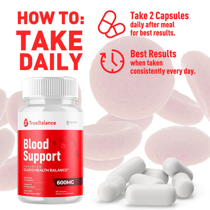 (2 Pack) True Balance Capsules, Official TrueBalance Glycogen Support Pills with All Natural Ingredients, Advanced Formula Support Supplement with Max Strength Vitamins for Women & Men (120 Capsules) SyvorBuy Supplements Australia