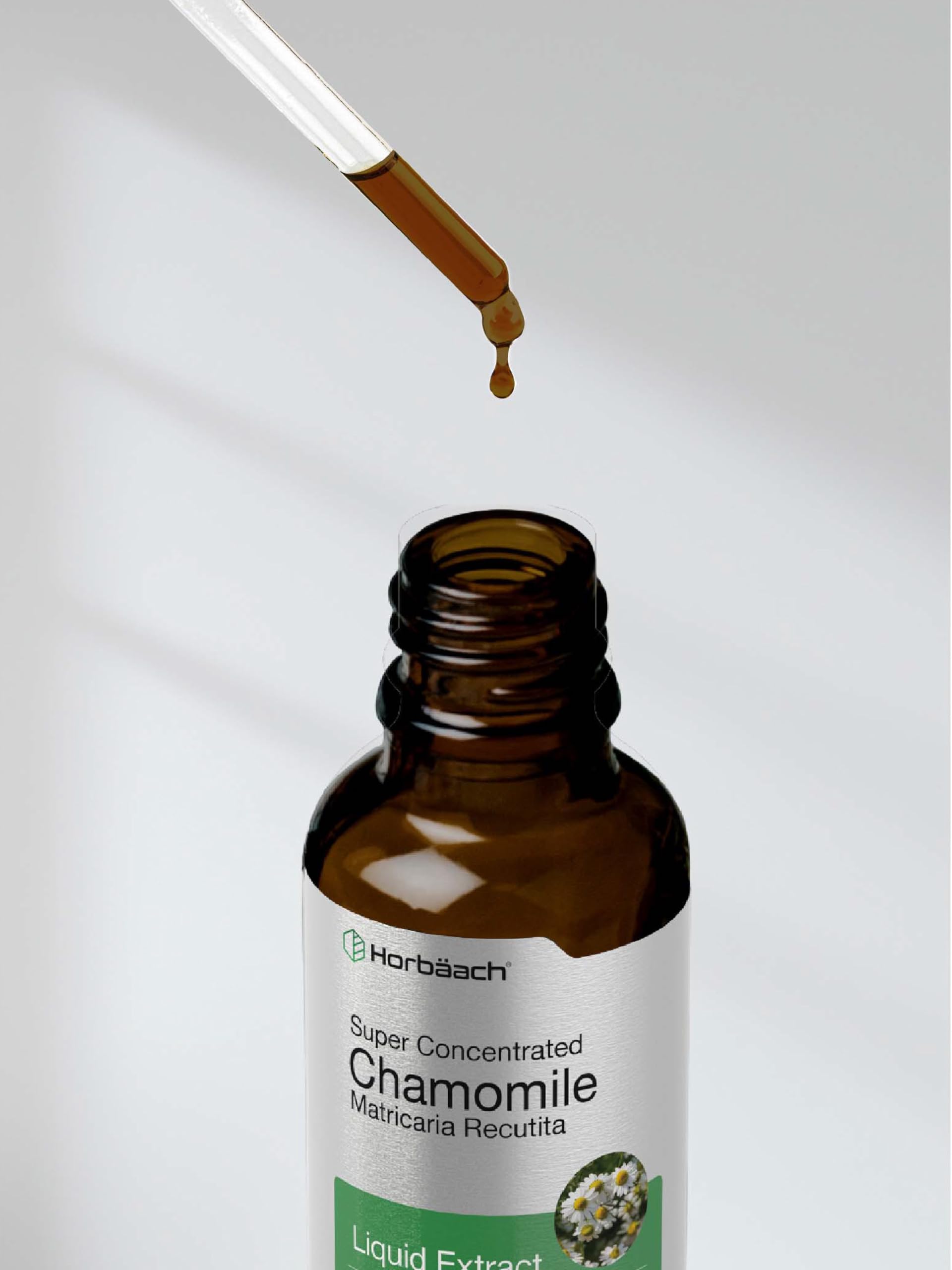 Chamomile Extract Liquid | 2 fl oz | Alcohol Free Supplement | Vegetarian, Non-GMO HorbäachBuy Supplements Australia